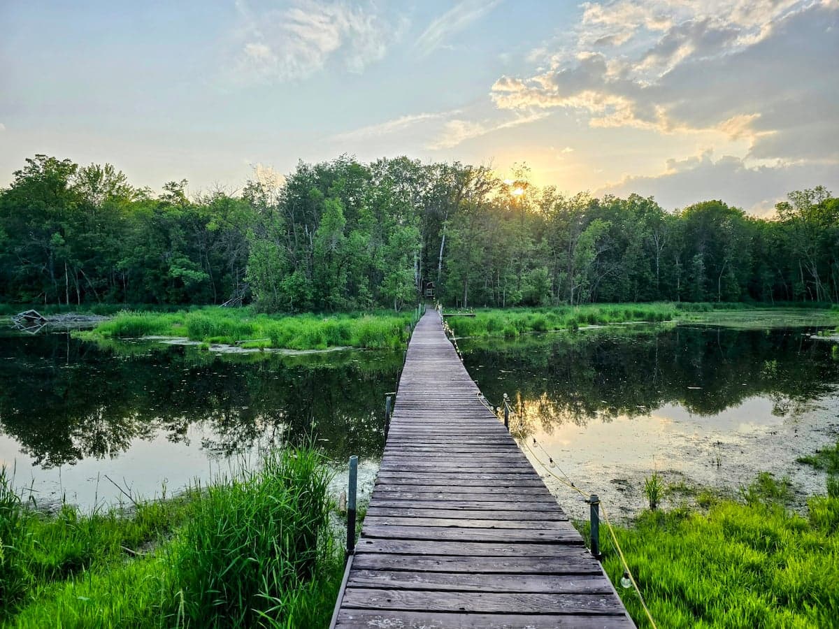 Dock and lake access near Cosmos Crossing