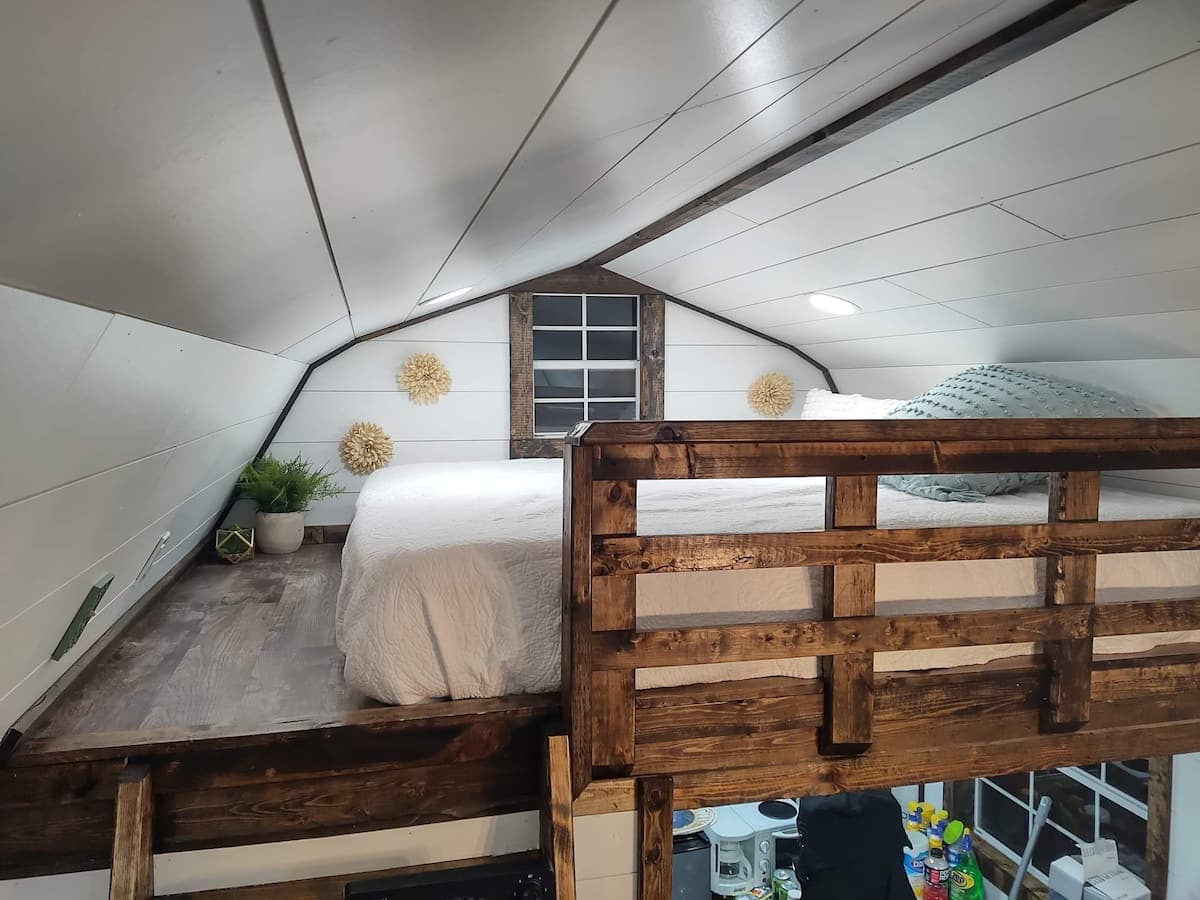 Loft sleeping area at Cosmos Crossing